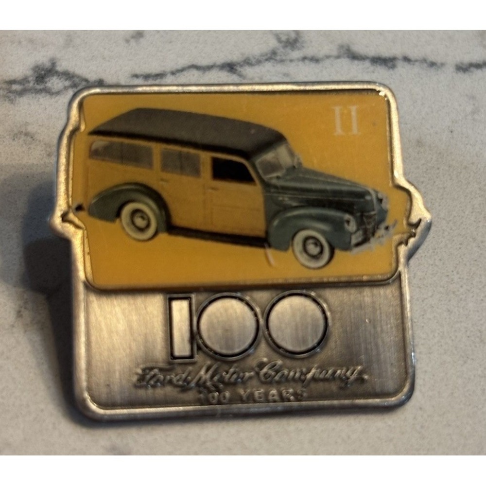 Ford Motor Company 100 Years Anniversary  Lapel  Pin Station‎ Wagon